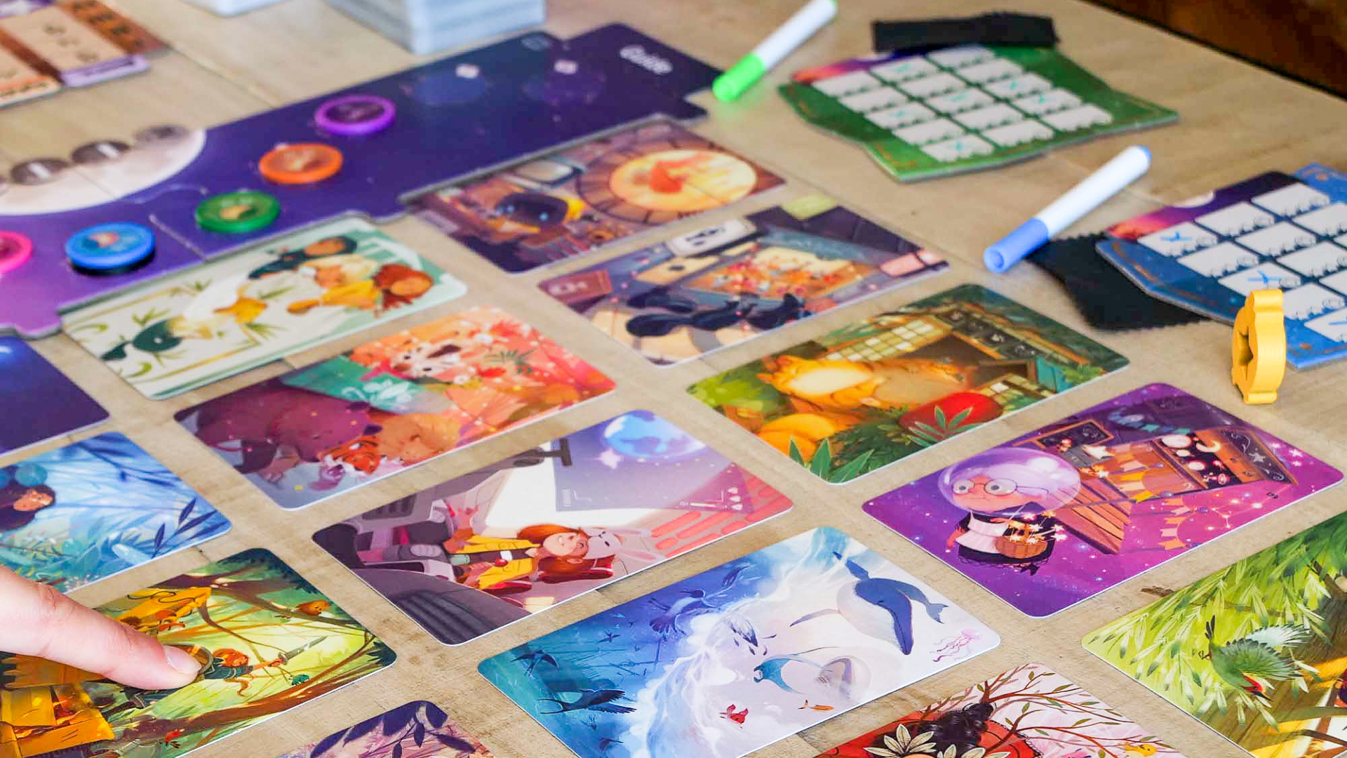 Stella Dixit Universe mixes the classic board game with pushyourluck